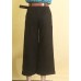 Flannel Culotte With Patch Pocket